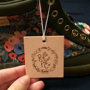 Keds Rifle Paper Co boots size 7.5